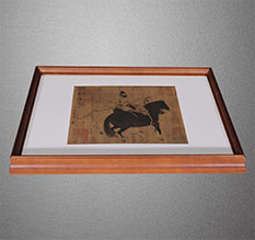 汉阴书画装裱配框服务案例